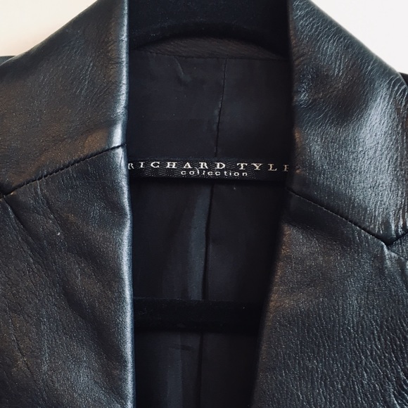 Richard Tyler Leather Jacket - Picture 6 of 8